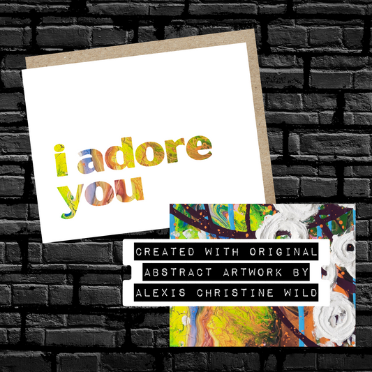 I Adore You Greeting Card