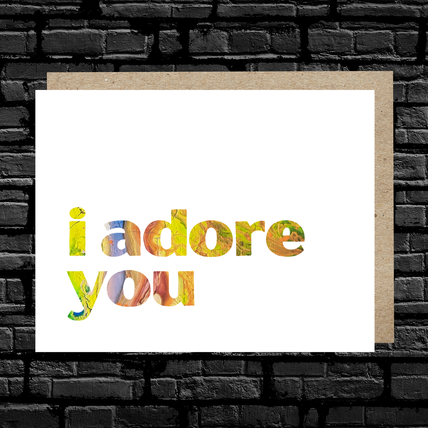 I Adore You Greeting Card